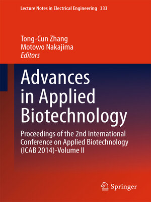 cover image of Advances in Applied Biotechnology